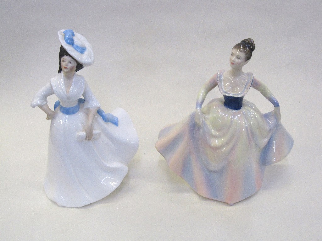 Appraisal: Two Royal Doulton figures Lisa HN and Margaret HN