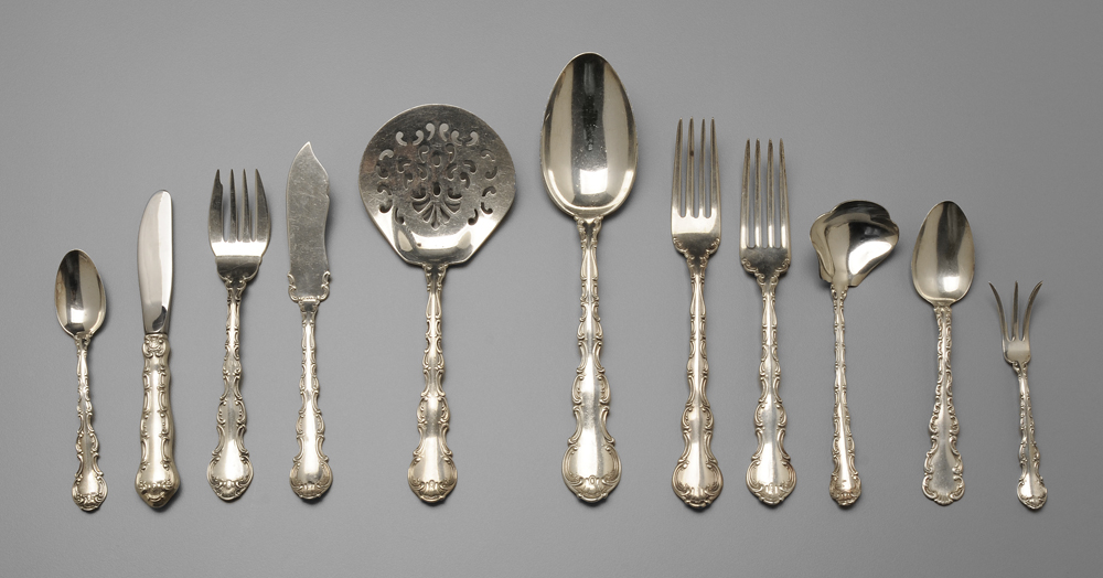 Appraisal: Gorham Strasbourg Sterling Flatware American th century marks for Gorham