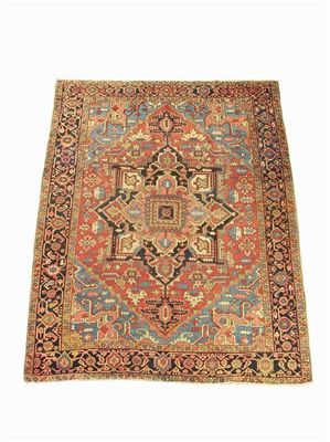 Appraisal: A Heriz carpet North West Persia c x in x