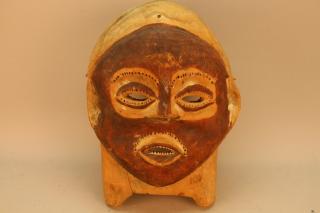 Appraisal: Antique African Chokwe Mask Antique African Chokwe Mask Size x