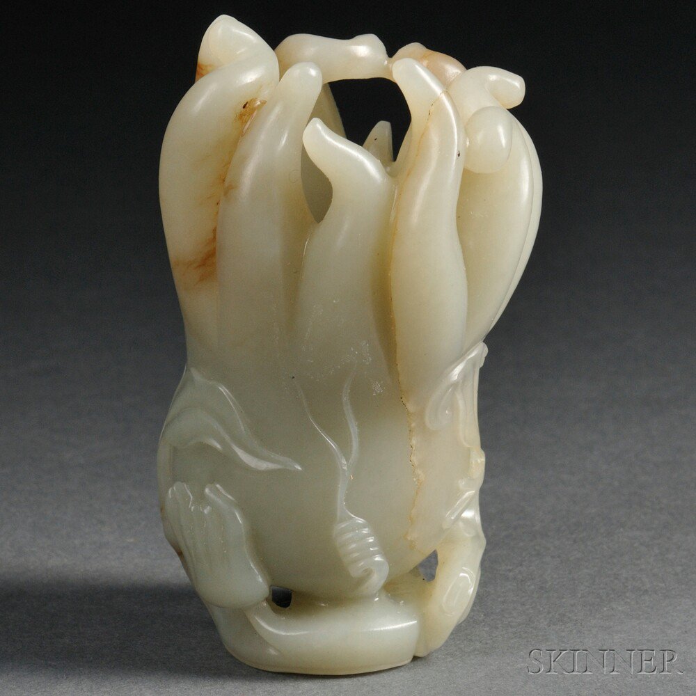 Appraisal: Jade Buddha's Hand China the long citrus fingers forming a