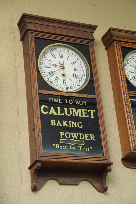 Appraisal: SESSIONS CALUMET BAKING POWDER REGULATOR WALL CLOCK Thirty hour spring