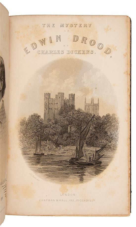 Appraisal: DICKENS Charles The Mystery of Edwin Drood London Chapman and