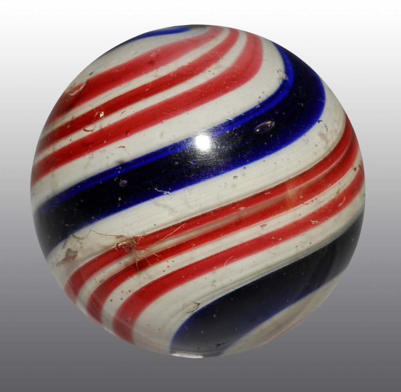 Appraisal: Large Peppermint Swirl Marble Description Polished surface Extremely large peppermint