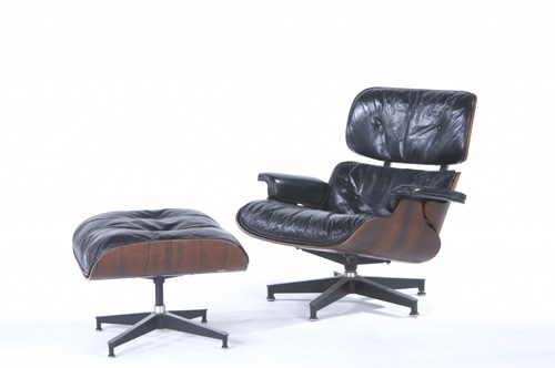 Appraisal: RAY CHARLES EAMES HERMAN MILLER - Rosewood lounge chair and