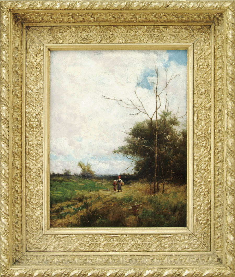 Appraisal: MILNE RAMSEY American - MID DAY STROLL Oil on canvas