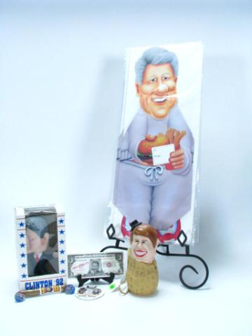 Appraisal: Group of Political Novelties including Jimmy Carter Peanut transistor radio