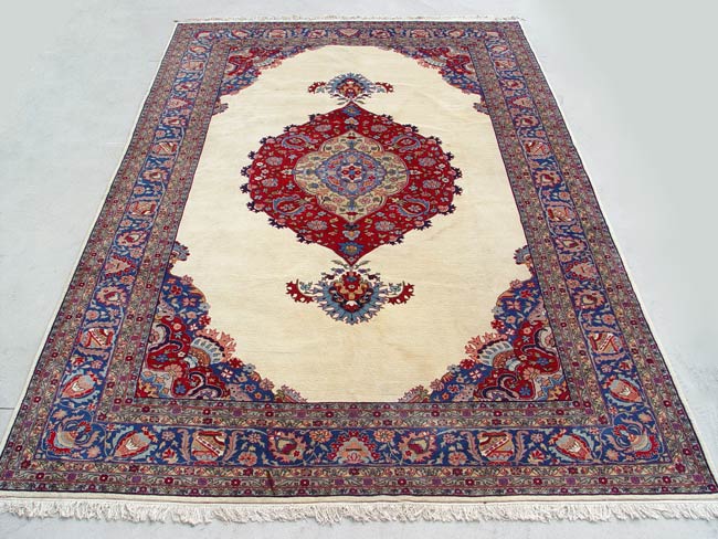 Appraisal: FT HAND TIED ORIENTAL CARPET Approx ' '' x '