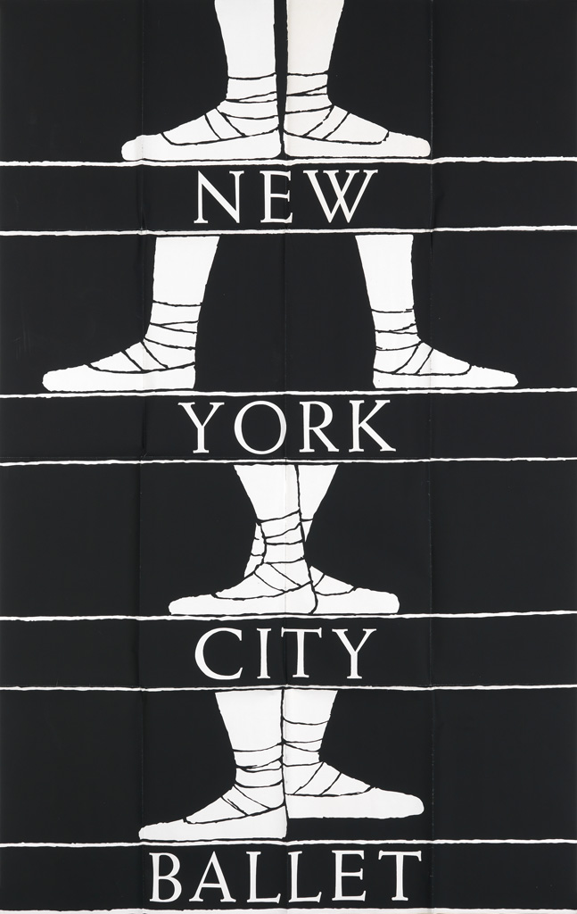 Appraisal: EDWARD GOREY - NEW YORK CITY BALLET Circa x inches