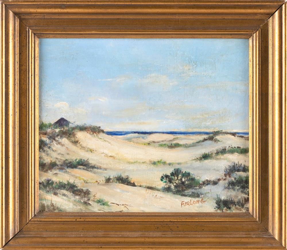 Appraisal: PAINTING OF A BEACH TH CENTURY OIL ON CANVAS BOARD