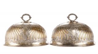 Appraisal: Pair of Mappin Webb Princess Plate Wall Pockets Mappin Webb