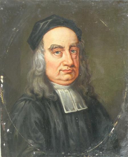 Appraisal: FOLLOWER OF FRANCIS BINDON PORTRAIT OF JONATHAN SWIFT Oil on