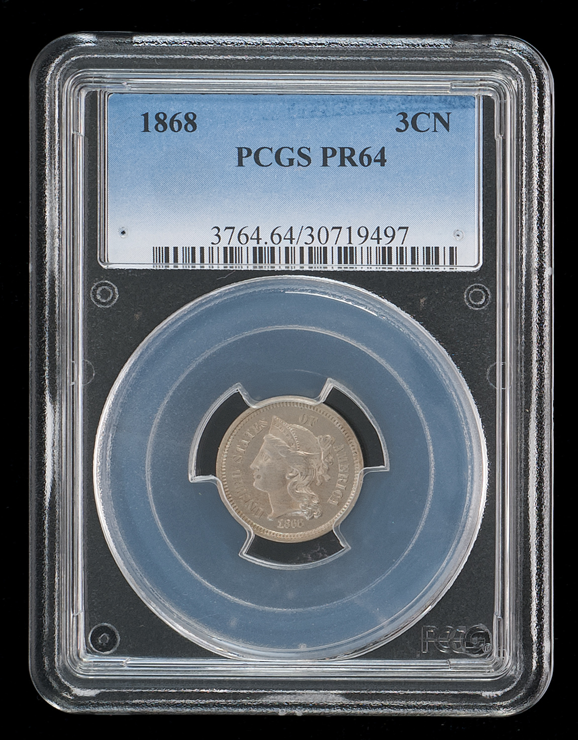 Appraisal: CENT PIECE PROOF PCGS graded PR