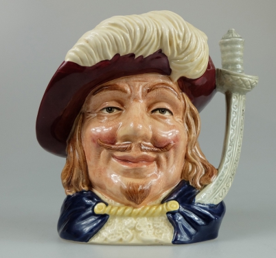 Appraisal: Royal Doulton large character jug Porthos D limited edition special