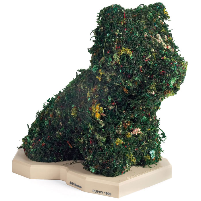 Appraisal: Jeff Koons Puppy sculpture for TAMCB Guggenheim Spain hand-made natural