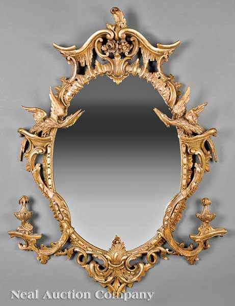 Appraisal: A George III Carved and Gilded Mirror late th c