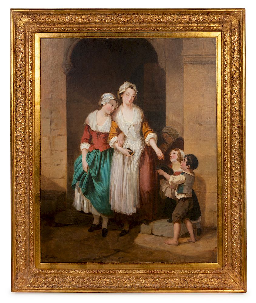 Appraisal: Edouard-Louis Dubufe French - Edouard-Louis Dubufe French - Peasant Women