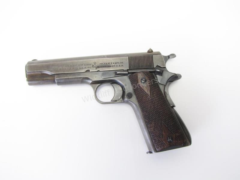 Appraisal: Colt Model of US Army Semi Auto Pistol-Round barrel Chambered