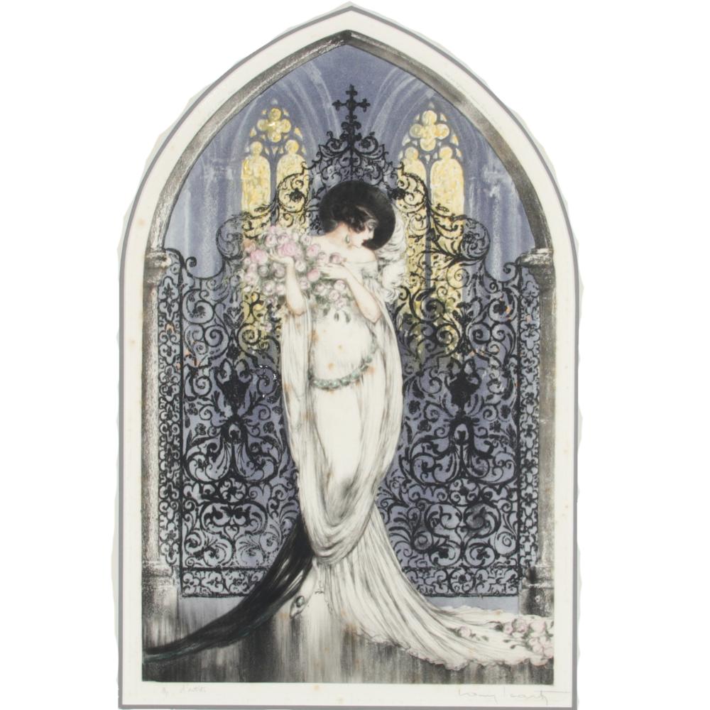 Appraisal: LOUIS ICART FRENCH - LA TOSCA ETCHING AND AQUATINT H