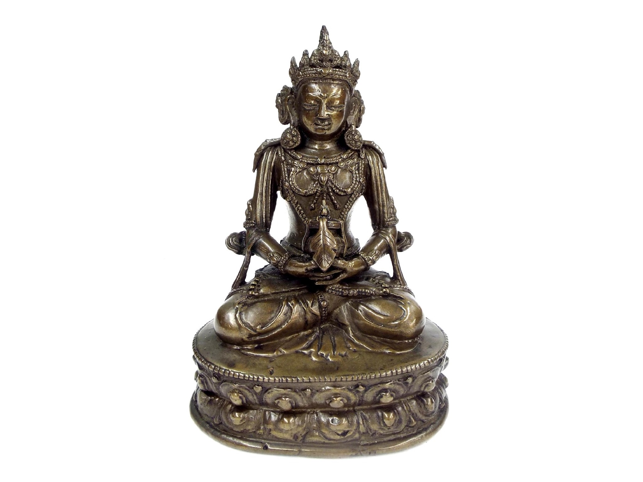 Appraisal: Chinese bronze bodhisattva figure high