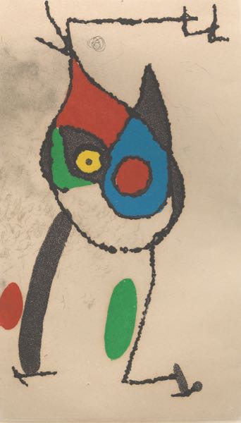 Appraisal: JOAN MIRO SPANISH - x plate x paper Les Magies