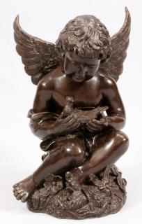 Appraisal: BRONZE ANGEL BY MAITLAND SMITH BRONZE ANGEL BY MAITLAND SMITH