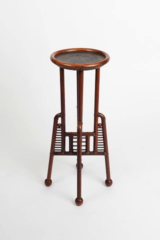 Appraisal: Secessionist MovementBentwood plant stand in the manner of Josef Hoffmannon