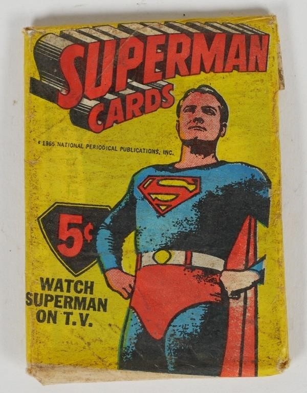 Appraisal: TOPPS SUPERMAN WAX CARD PACK Superman George Reeves Wax Card