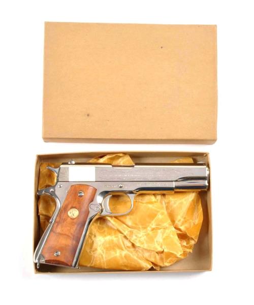 Appraisal: NIB Colt Model European Theater Pistol Serial ET These pistols