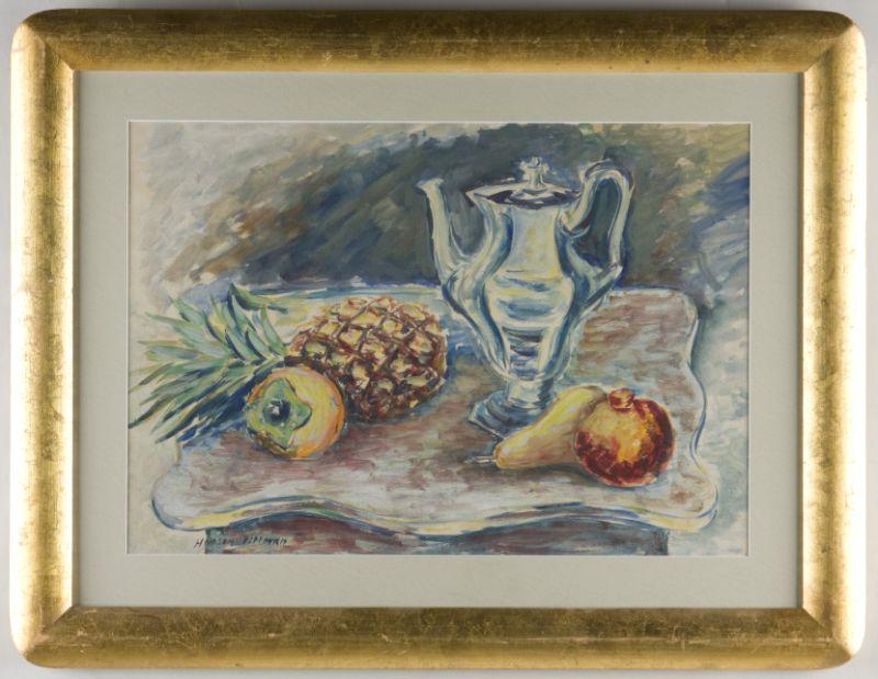 Appraisal: Hobson Pittman NC PA - Still Life mixed media on