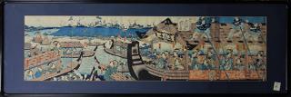 Appraisal: Japanese Woodblock Prints Kunisada c Utagawa Kunisada Toyokuni III Japanese