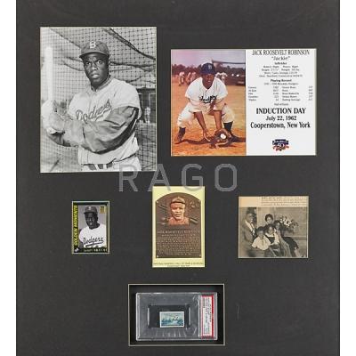 Appraisal: JACKIE ROBINSON AUTOGRAPH Condition Report