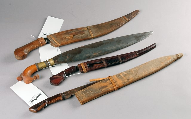 Appraisal: Group of knives brought home as souvenirs from the Philippine