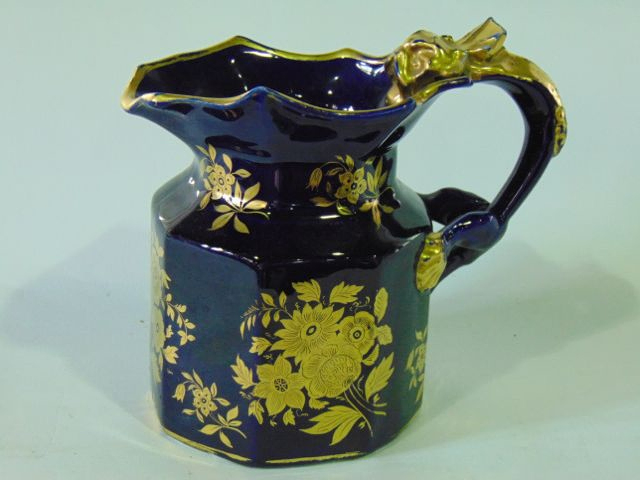 Appraisal: A th century Mason type jug of octagonal form with