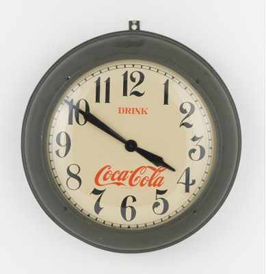 Appraisal: Coca-Cola Clock by Winsted ca 's Ca 's Coca-Cola wind-up