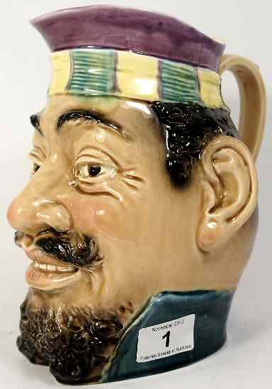 Appraisal: Sarreguemines Majolica Character Jug of a Man With a Beard