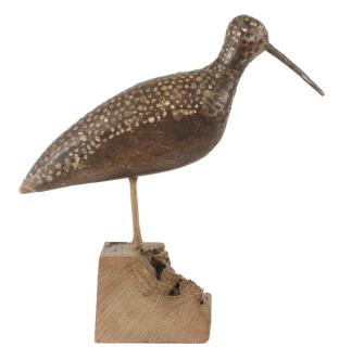 Appraisal: WORKING DECOY Shorebird Decoy of Spotted Plover circa painted wood