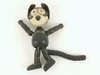 Appraisal: TOY - Jointed painted wood 'Felix the cat' with leather