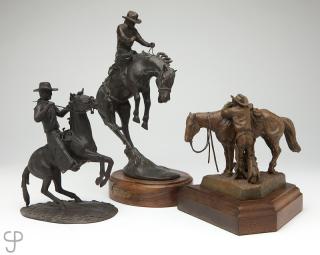 Appraisal: bronzes Roy M Harris R M Hall Harold T Holden