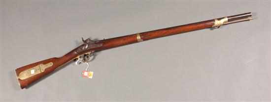 Appraisal: Mississippi percussion rifle possibly Whitney Model marked ''N Haven ''