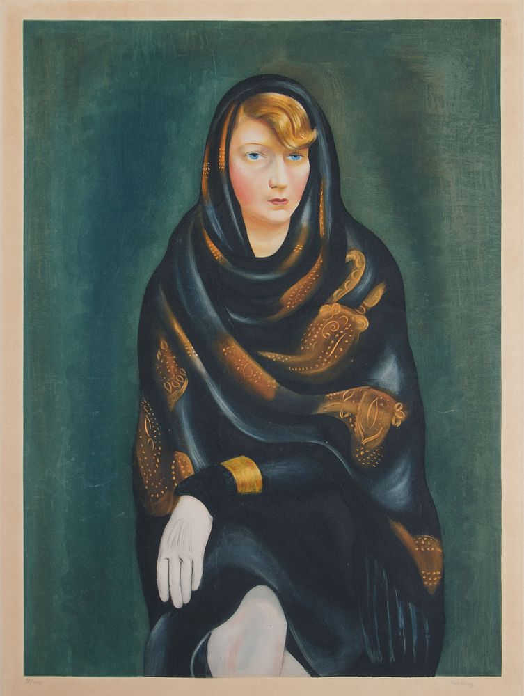 Appraisal: MOISE KISLING POLISH-FRENCH - MOISE KISLING POLISH-FRENCH - Sonia circa