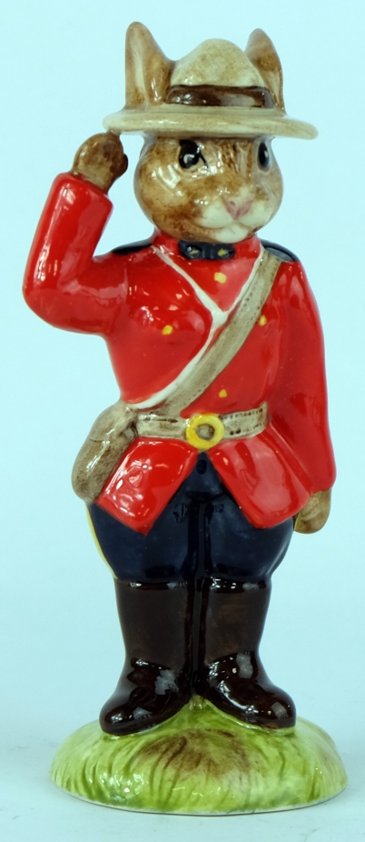 Appraisal: Royal Doulton Bunnykins Mountie DB Limited Edition of boxed