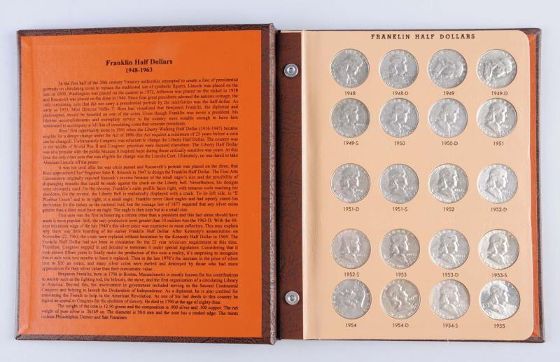 Appraisal: Franklin Half Dollar Set - coins EF-BU