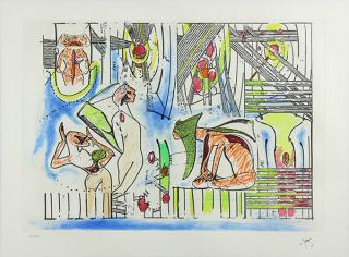 Appraisal: Print Roberto Matta Roberto Matta Chilean - Troilus and Cressida