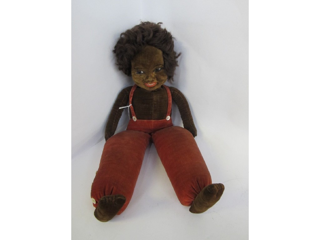 Appraisal: Black girl cloth doll