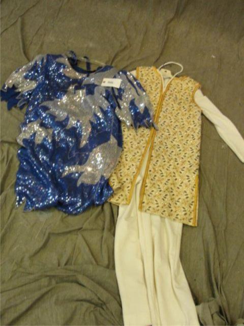 Appraisal: Vintage Beaded Dresses One is Silk From a Pleasantville NY