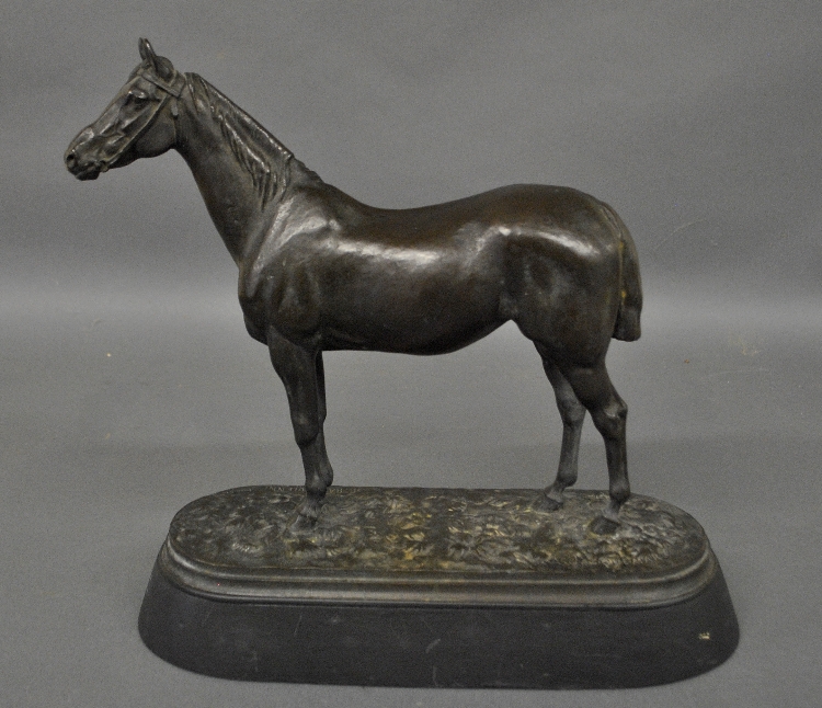 Appraisal: - Jacquemari Alfred French - French bronze of a standing