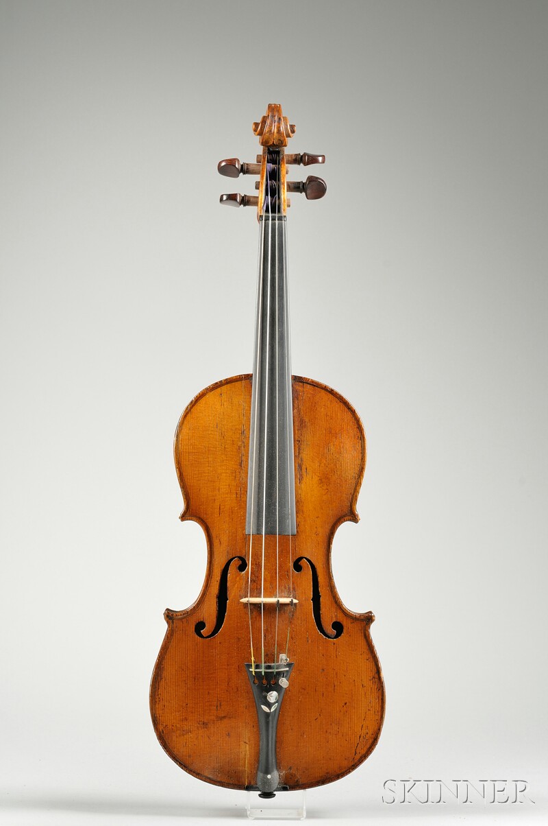 Appraisal: German Violin c unlabeled length of back mm with case