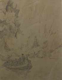 Appraisal: Norman Lindsay - Rhine Maidens pencil signed 'N L '