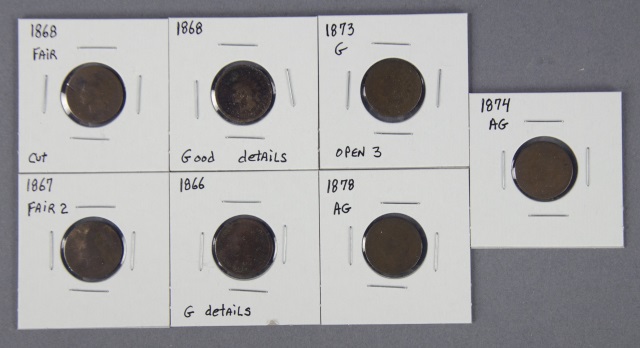 Appraisal: Seven Semi-Key Dates in Indian Cents SeriesCoins are lower graded